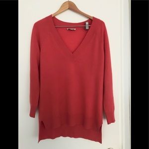 Christopher Fischer 100% Cashmere Red Sweater